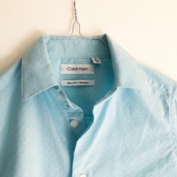 Size 8 Children’s Calvin Klein Long Sleeve Button Up - Picture 3 of 3